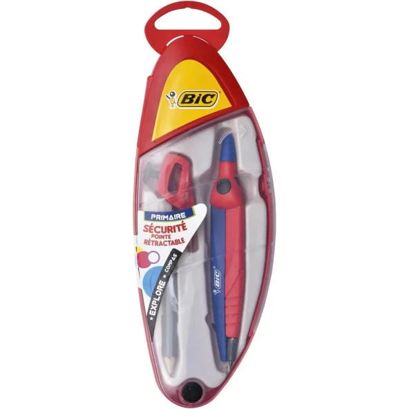 Bic Primaire Pergel Seti 3 Parça Kırmızı-Mavi