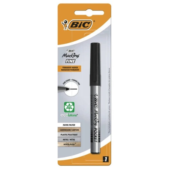 Bic Marking Pocket Permanent Marker Fine Siyah