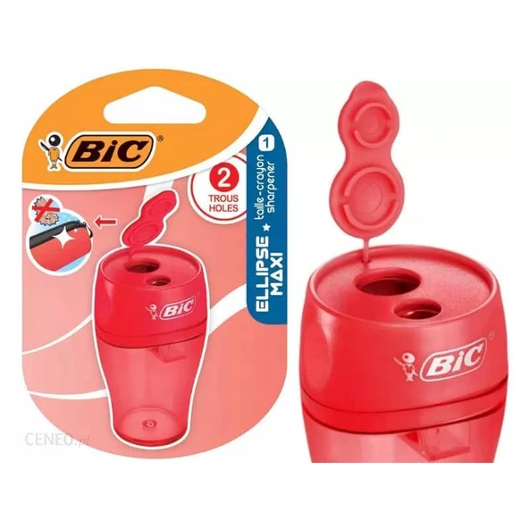 Bic Ellipse Maxi Çiftli Kalemtraş Kırmızı