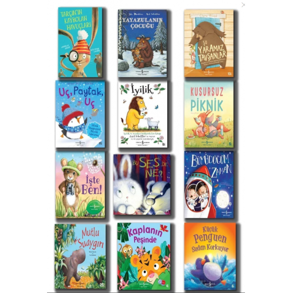 En Çok Tercih Edilen Resimli, Öykülü Kitaplar -12 Kitap