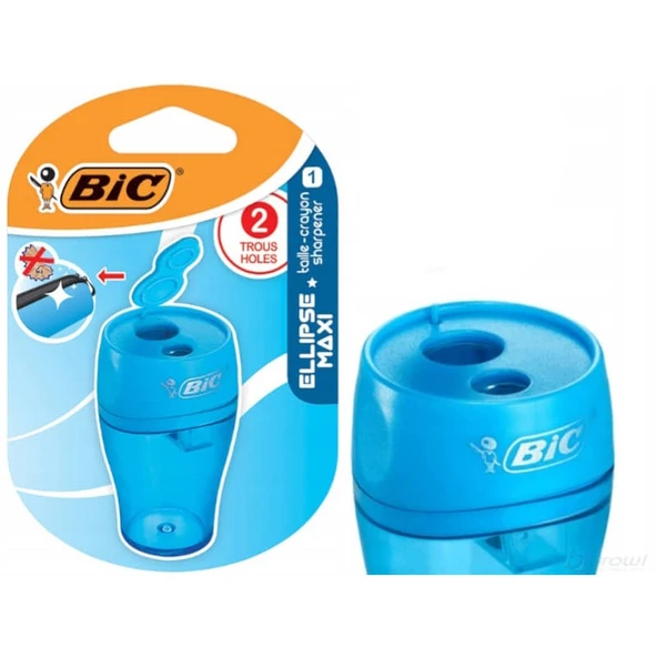 Bic Ellipse Maxi Çiftli Kalemtraş Mavi