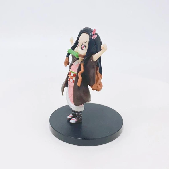Anime Demon Slayer Nezuko İblis Avcısı 8 cm Karakter Figür Oyuncak Biblo - 2