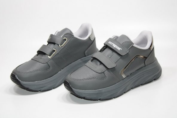 ACROPOL YÜKSEK TABAN ÇİFT CIRTLI KOLAY GİYİM KADIN GÜNLÜK RAHAT YÜRÜYÜŞ SNEKAER AYAKKABI - 8