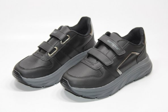 ACROPOL YÜKSEK TABAN ÇİFT CIRTLI KOLAY GİYİM KADIN GÜNLÜK RAHAT YÜRÜYÜŞ SNEKAER AYAKKABI - 12