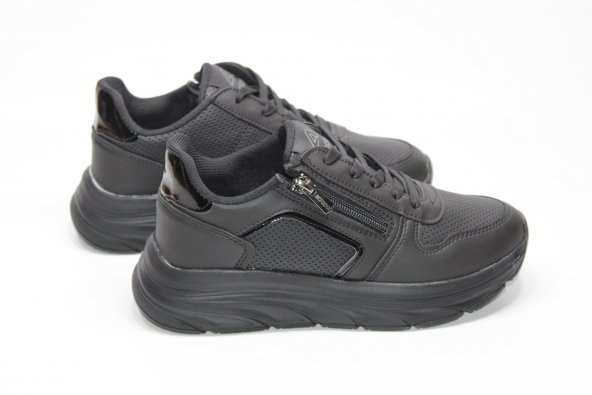 ACROPOL YÜKSEK TABAN BAĞCIKLI FERMUARLI KOLAY GİYİM KADIN GÜNLÜK RAHAT YÜRÜYÜŞ SNEKAER AYAKKABI - 10