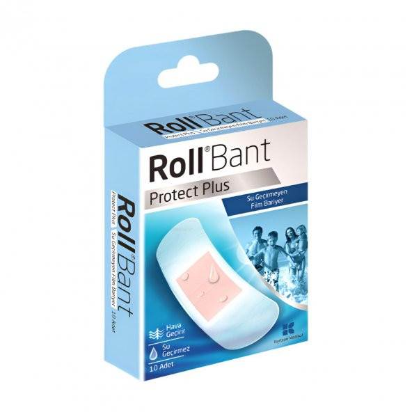 ROLL BANT PROTEC PLUS SU GEÇİRMEYEN FİLM BARİYER YARA BANDI 10 Adet