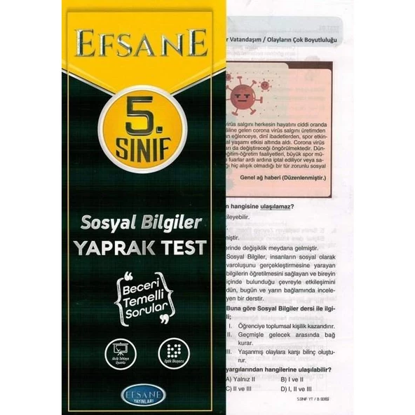 5. Sınıf Sosyal Bilgiler Yaprak Test