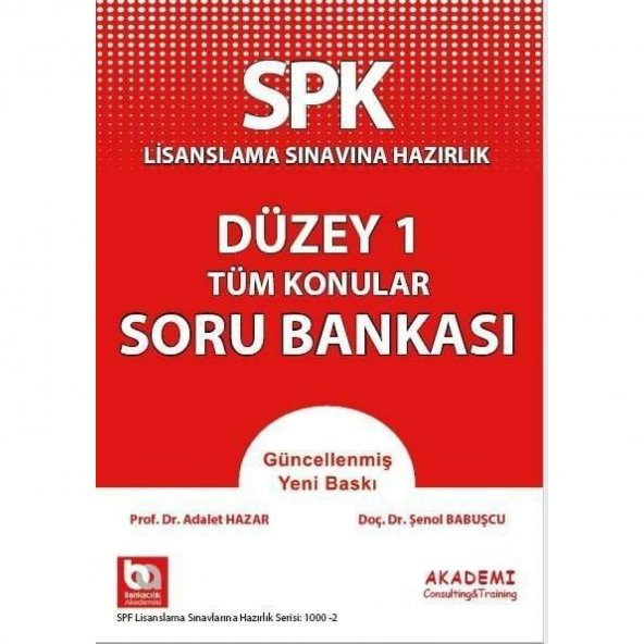 SPK Düzey 1 Tüm Konular Soru Bankası - 1