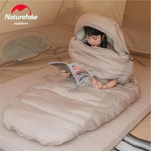 Naturehike PS400 Oval Ultralight Uyku Tulumu -12°C ( Cloudy Grey ) - 8