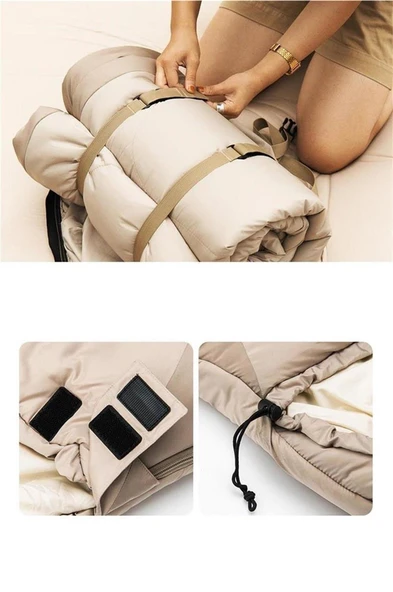 Naturehike PS400 Oval Ultralight Uyku Tulumu -12°C ( Cloudy Grey ) - 6