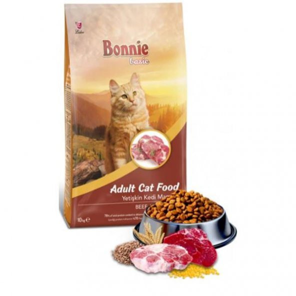 Bonnie Dana Etli Yetişkin Kedi Maması 10 Kg