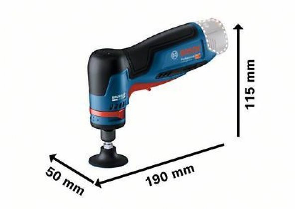 Bosch Gwg 12V-50 S Döner Başlıklı Taşlama Makinesi - 2