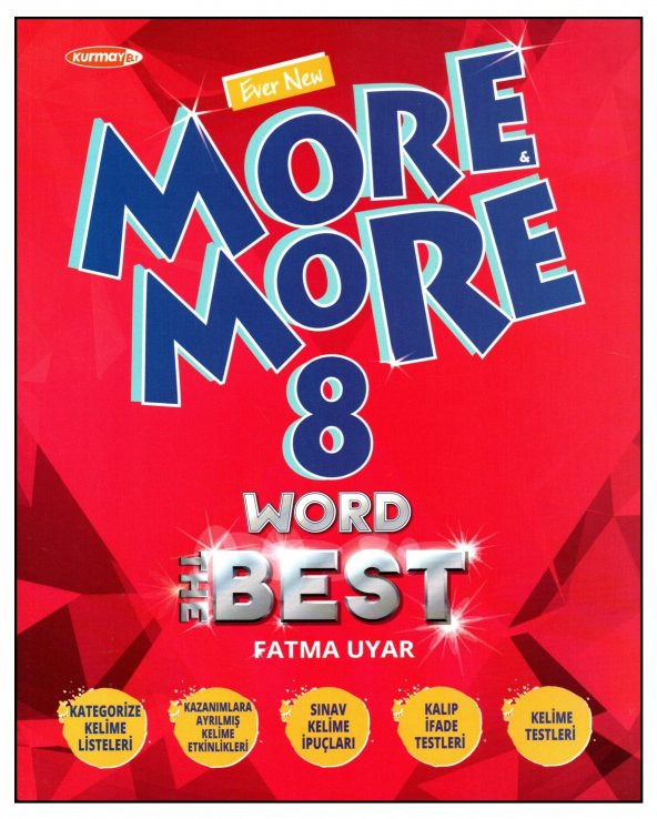 Kurmay ELT More and More 8. Sınıf Word the Best İngilizce Kelime Kitabı