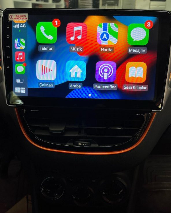 2008-208 carplay YOUTUBE yandex WİFİ usb BT KAMERA