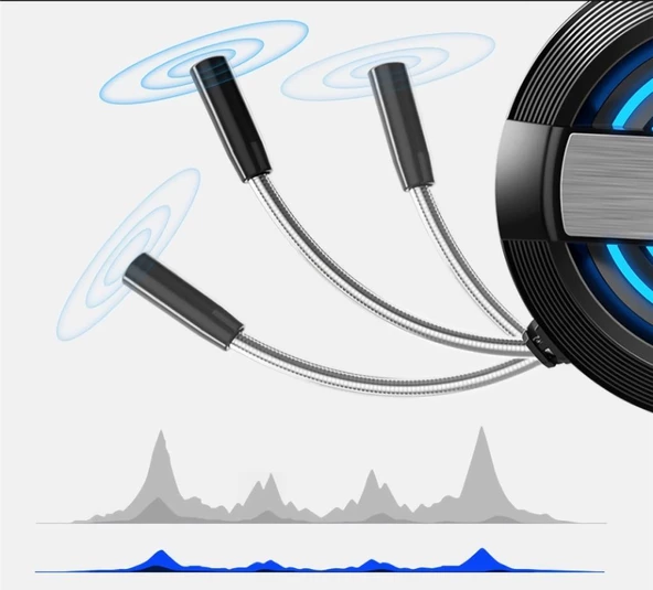 Polham 2 Metre USB Girişli 7.1 Surround Ses Sistemli RGB Işıklı Mikrofonlu Kafa Üstü Kulaklık - 4