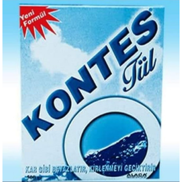 KONTES TÜL BEYAZLATICI 500 GR (TÜRK MALI)