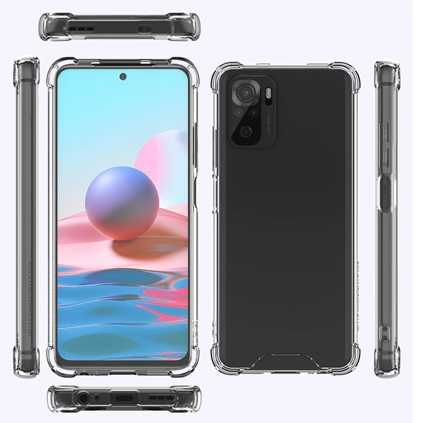 Xiaomi Redmi Note 10S Kılıf Zore Nitro Anti Shock Silikon Kılıf - 3