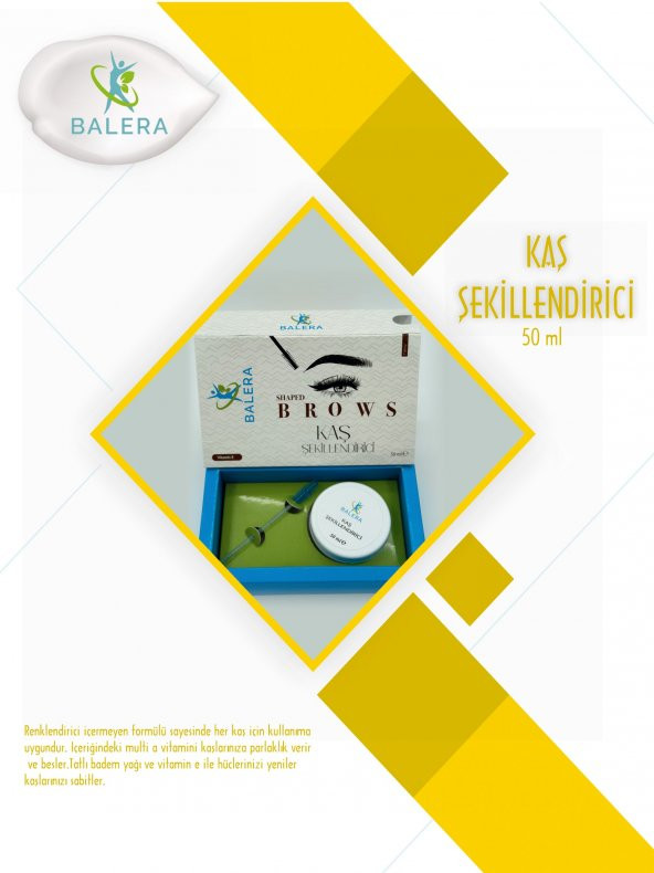 BALERA | Kaş Şekillendirici Wax 50ml &  Kaş Kirpik Serumu  8681933080257|8681933080196 - 2