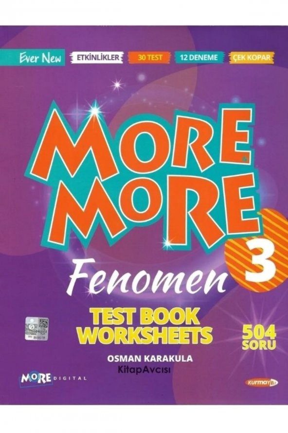 More And More 3 Sınıf English Fenomen Test Book Worksheets