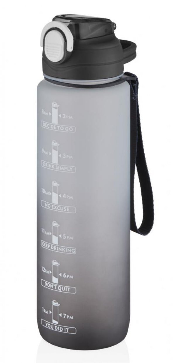 Vagonlife VGN2219 1000ml Siyah Pipetli Matara
