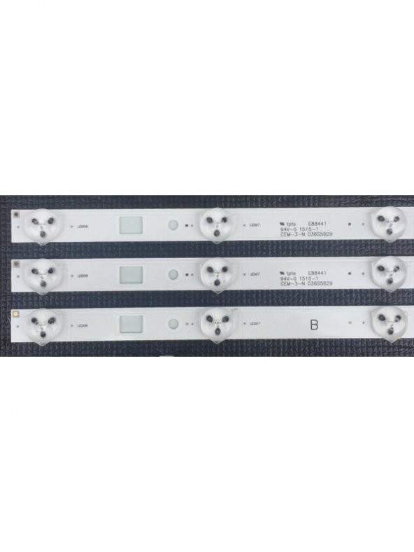 SAMSUNG 2013SONY32A 3228, SONY KLV-32R402A SIFIR LED BAR TAKIMI 3 ADET (8 LEDLİ) - Resim 3