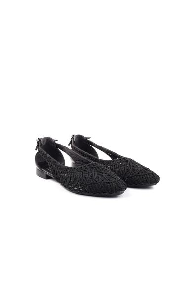 Walkenzo Spr 710 Kadın Hasır Örme  Günlük Babet Ayakkabı - Resim 7