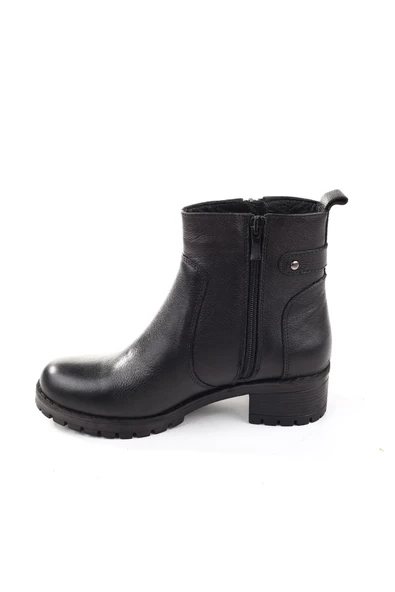 Castle Black 4663-1 Termo Taban Hakiki Deri Günlük Kadın Bot - 3