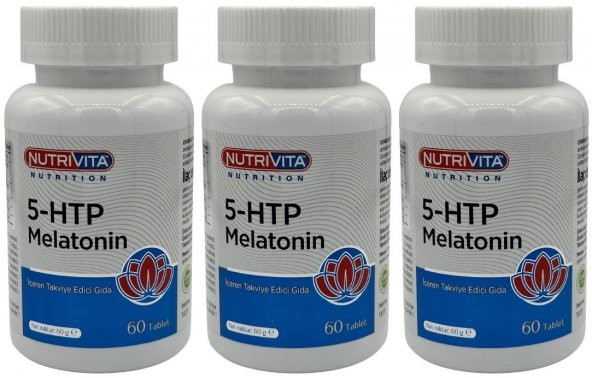 Nutrivita Nutrition 5-HTP Melatonin 3x60 Tablet