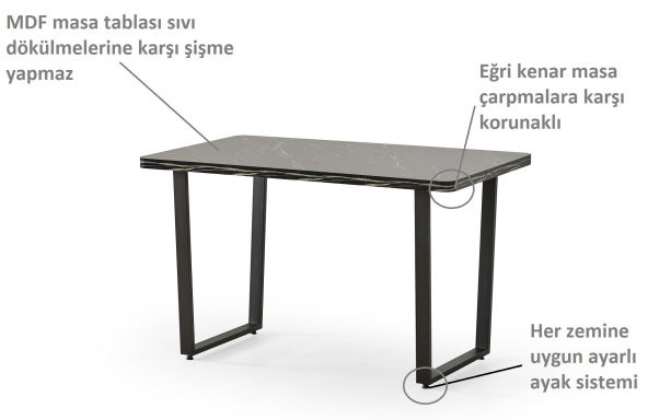 Kagu Relax MDF Masa Sandalye - 2