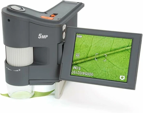 Celestron 44314 FlipView El Tipi LCD Mikroskop (Gri) - Resim 2