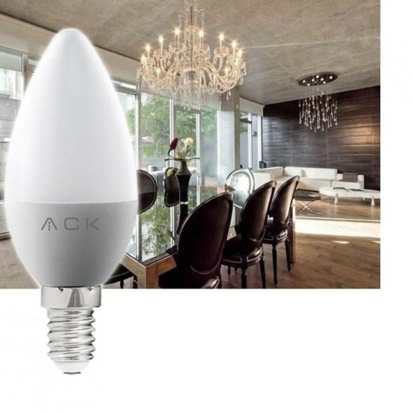 Ack AA09-00713 7W Buji Led Ampul 6500K Beyaz E14 - 4
