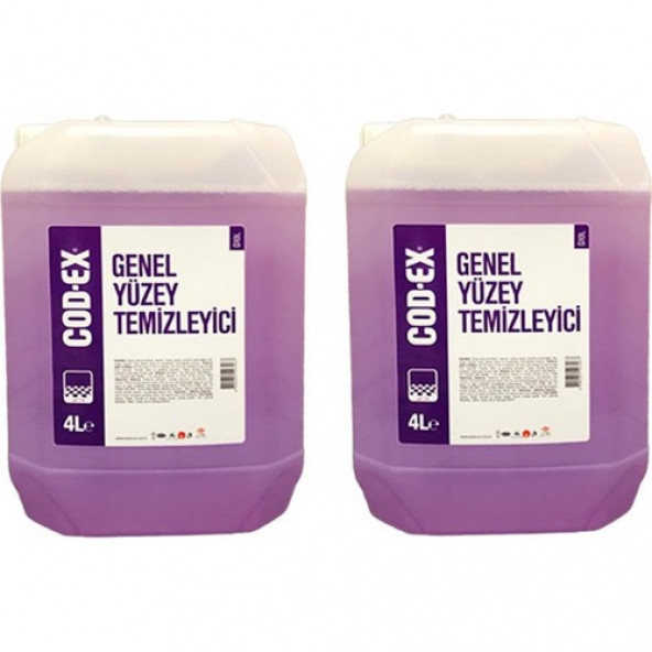 COD-EX Genel Yüzey Temizleyici Lavanta 4 L X 2