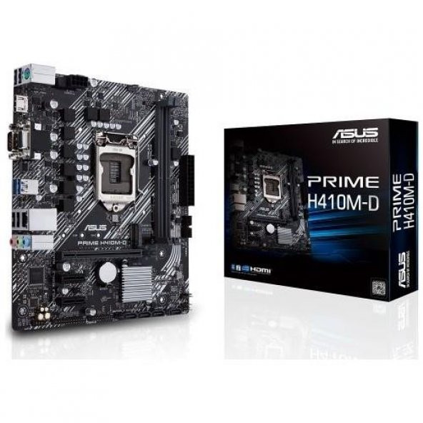 Asus PRIME H410M-D Intel LGA1200 DDR4 Micro ATX Anakart Teşhir