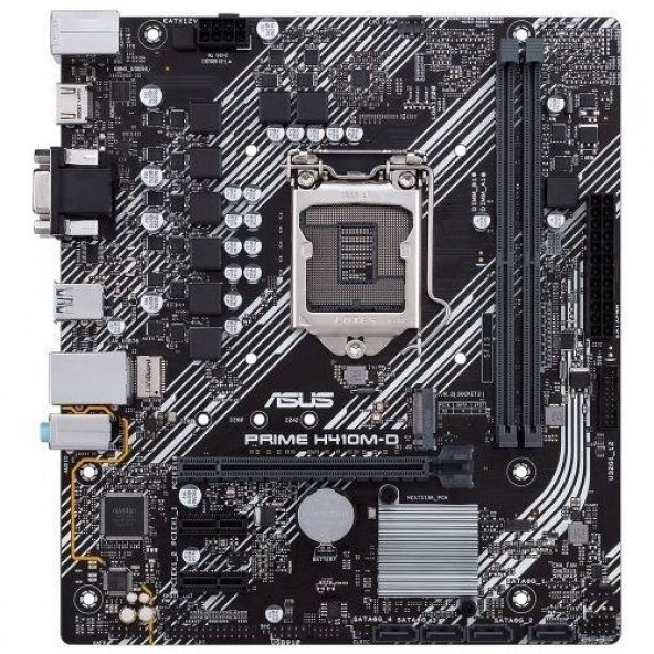 Asus PRIME H410M-D Intel LGA1200 DDR4 Micro ATX Anakart Teşhir - 2