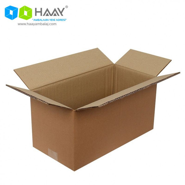 HAAY AMBALAJ 40x19x15cm Çift Oluklu Kraft Koli (5 Adet) - Resim 2