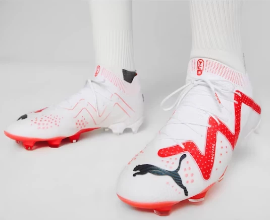 Puma Future Ultimate Fg/Ag Erkek Çim Zemin Kramponu 10735501 Beyaz P-113 - 2