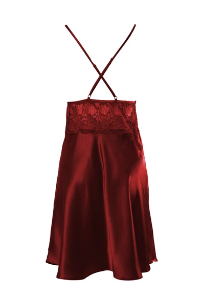 Pierre Cardin Çapraz Sırt Askılı Saten Gecelik - 4