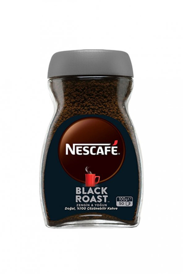 Nescafe Black Roast Soluble Coffee 4x100 gr Kavonoz