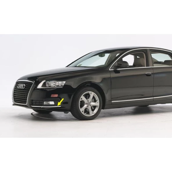 Audi A6 2009-2011 Sol Sis Farı Izgarası Altı Krom Çıta 4F0853065A - 2