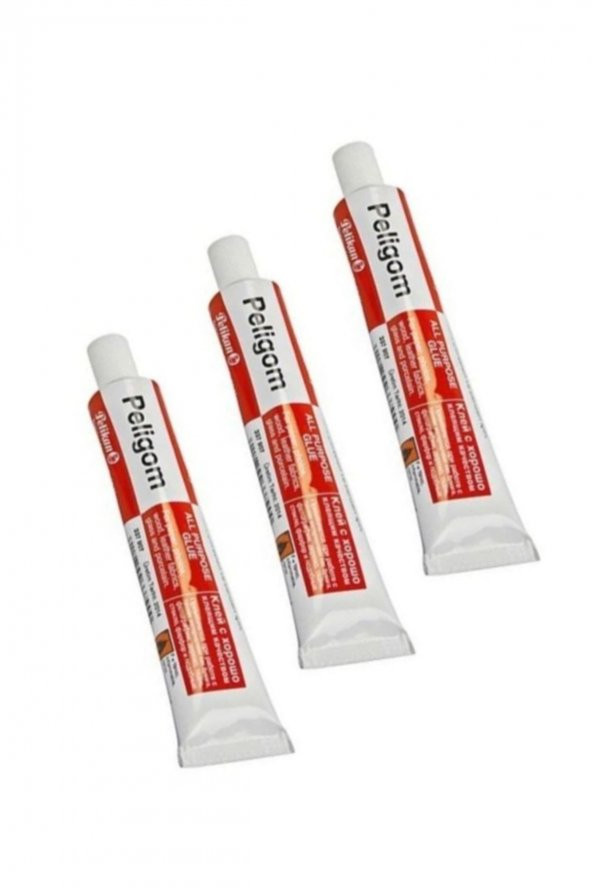 peligom Sıvı Yapıştırıcı 20 Gr Çok Amaçlı 3 Adet