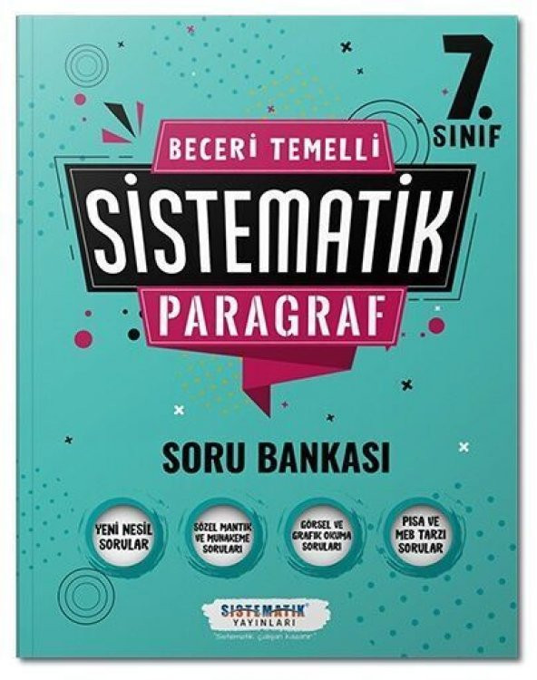 Sistematik Yayınları 7. Sınıf Paragraf Sistematik Soru Bankası