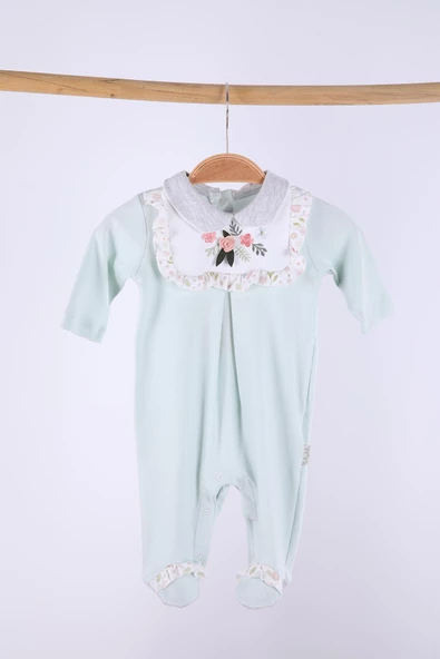 Babydola 10'lu Hastane Çıkışı %100 Pamuk Zıbın Seti Lüks Kız Bebek Takım Yenidoğan Kutulu Hoşgeldin Bebek Hediyesi 12534 - 7