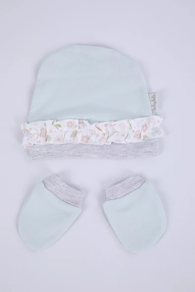 Babydola 10'lu Hastane Çıkışı %100 Pamuk Zıbın Seti Lüks Kız Bebek Takım Yenidoğan Kutulu Hoşgeldin Bebek Hediyesi 12534 - 11