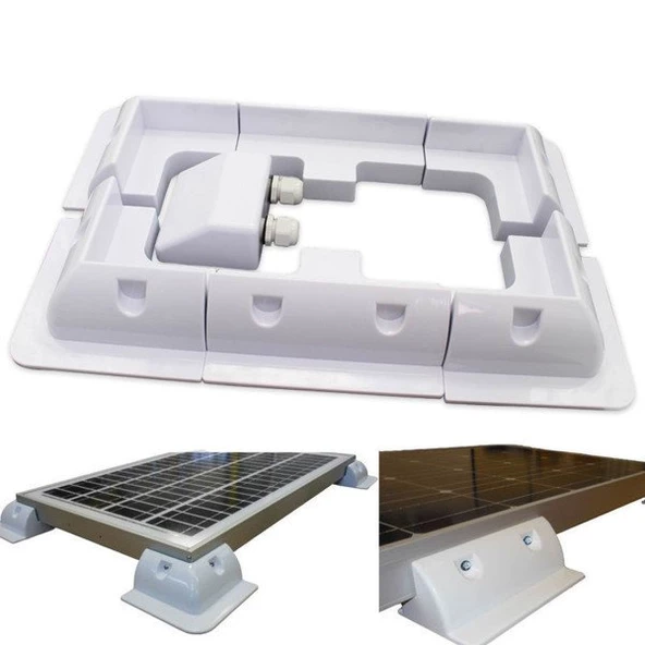 Karavan Güneş Paneli - Solar - 7 parça Montaj Seti aparatları - - 5