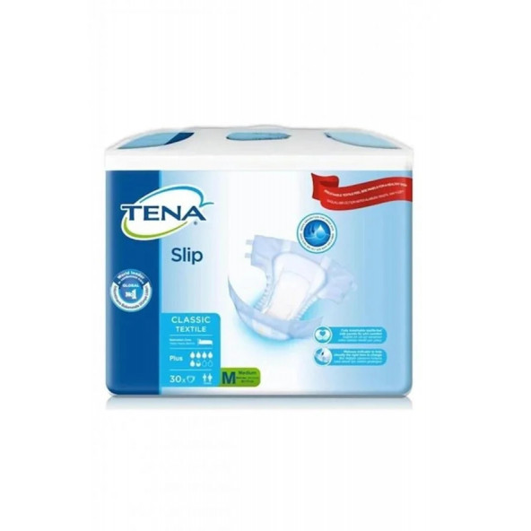 TENA Slip Classic Textile Plus Medium 30lu Yetişkin Bezi M