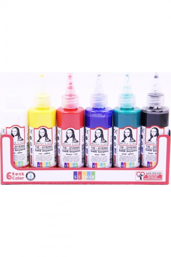 Şırınga Uçlu Batik Boyası 6x70 ml ürün görseli 1