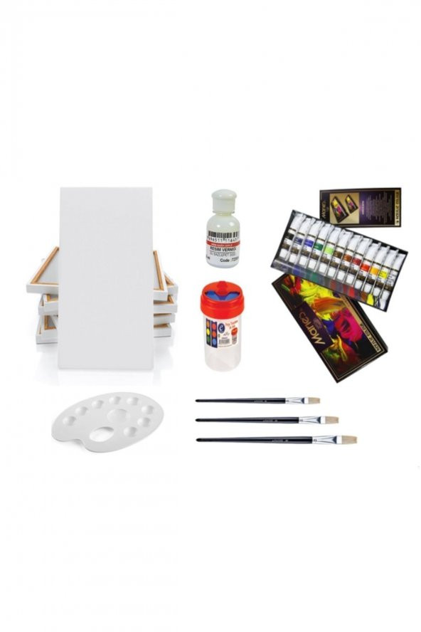 Akrilik Boya Seti 35x50 Tuval ürün görseli 1