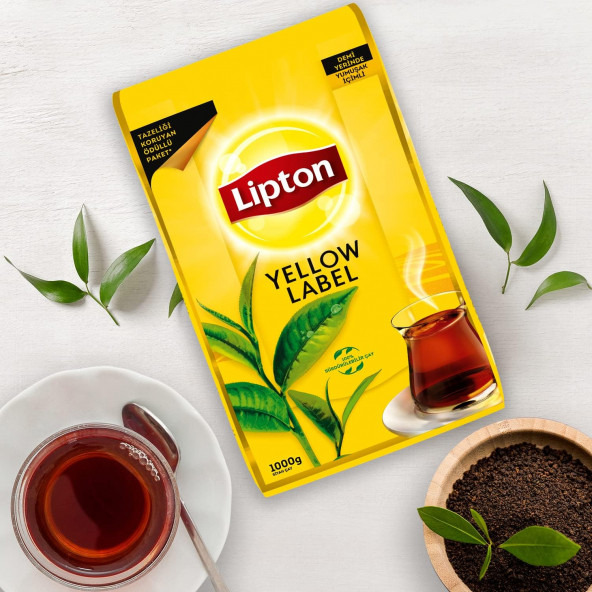 Lipton Yellow Label Dökme Siyah Çay 1000 Gr