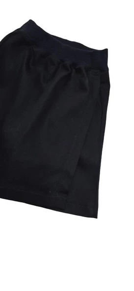 Beli Ribanalı Lastikli Likralı Çocuk Şort Etek - 4