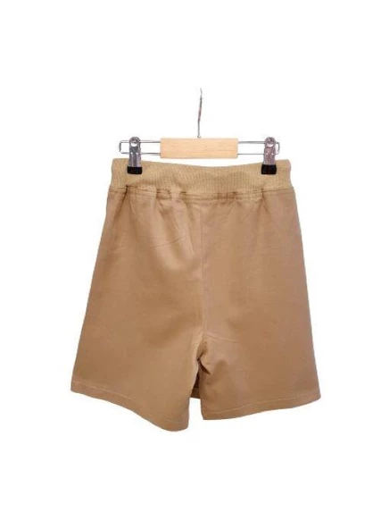 Beli Ribanalı Lastikli Likralı Çocuk Şort Etek - 9